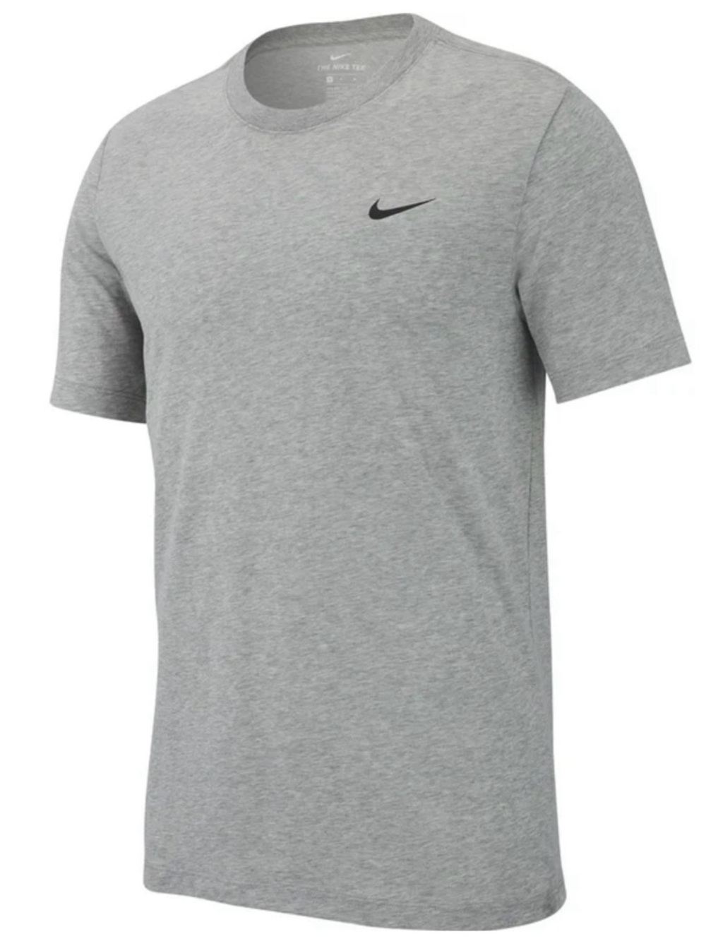 New Men's The Nike Tee Dri Fit Training T Shirt Grey Short Sleeve XL